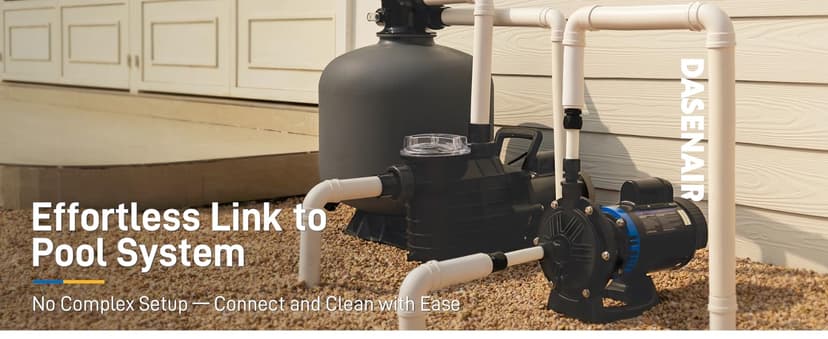 Booster Pump,3/4 HP Pure Copper Motor with Dual Voltage(115V or 230V),IPX4 Waterproof Compatible for Pressure Side Pool Cleaners Vac-Sweep 280,380,3900