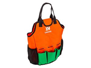 UKOKE Garden Tool Set, 12 Piece Aluminum Hand Tool Kit, Garden Canvas Apron with Storage Pocket, Outdoor Tool, Heavy Duty Gardening Work Set with Ergonomic Handle, Gardening Tools for women men