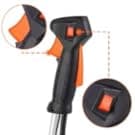 58CC Weed Wacker Gas Powered, 2-Cycle 4 in 1 Gas Weed Eater Brush Cutter with 4 Detachable Heads 18.5" Cutting Path Cordless String Trimmer Grass Cutter Machine for Lawn, Garden Care, Orange