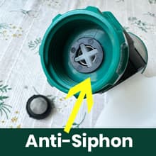 VENETIO 8-Dial Hose End Sprayer for Liquid Fertilizer/Soap | Precision Lawn, Yard & Garden Feeder with 16oz Bottle for Uniform Fertilizing and Watering Plants | Car, Dog Wash Hose Attachment Nozzle