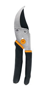 Fiskars Tiller Cultivator for Garden and Lawn, Extendable (40"- 60") Gardening Hand Tool, Telescoping Rotary Hand Cultivator Tool for Soil or Reseeding Grass