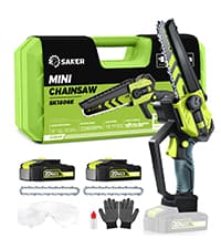 Saker Mini Chainsaw,Portable Electric Chainsaws Cordless,Small Handheld Chain Saw Pruning Shears Chain Saws for Tree Branches,Father's Day Gift for for Men Dad Husband Women,Courtyard and Garden