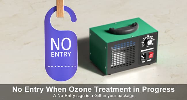 Ozone Generator 45,000mg/h, Industrial/Home O3 Air Purifier Deodorizer for Areas of 2500 Square Feet - High Capacity Ozone Machine Air Ionizer Odor Clean for Rooms, Smoke, Cars, Pets (Green)