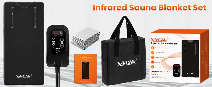Sauna Blanket, Sauna, Portable Sauna for Home, 86-158℉, 20-60 Minutes Timer, 6 ft x 2.62 ft