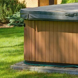 The Cover Guy Hot Tub Cover | Replacement Spa Covers with UV Protected Vinyl + High Density Foam | Energy-Saving Cover for All Climates | Fits Square Tubs with 82-84" Sides and 6" Corners | Espresso