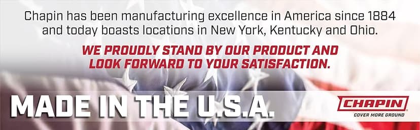 Chapin G364D Made in the USA 32 Ounce Professional Lawn and Garden Hose-End Sprayer With 16 Mixing Rations on the Metering Dial, Built-in Anti-Siphon, Translucent White