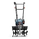 SENIX 4QL 4-Cycle Gas Powered Tiller Cultivator, 46cc Full Crank Engine, 15-Inch Tilling Width, 8-Inch Tilling Depth, Easy Start, Foldable Handles for Compact Storage (TL4QL-L1)