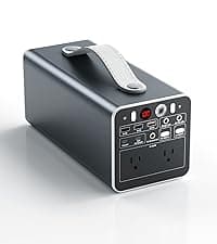 300W Portable Power Station, 299.7Wh Power Bank with AC Outlet, Dual Way 65W PD/USB-C Port, Laptop Charger Battery Pack Power Supply, Solar Generator for Camping Home Emergency