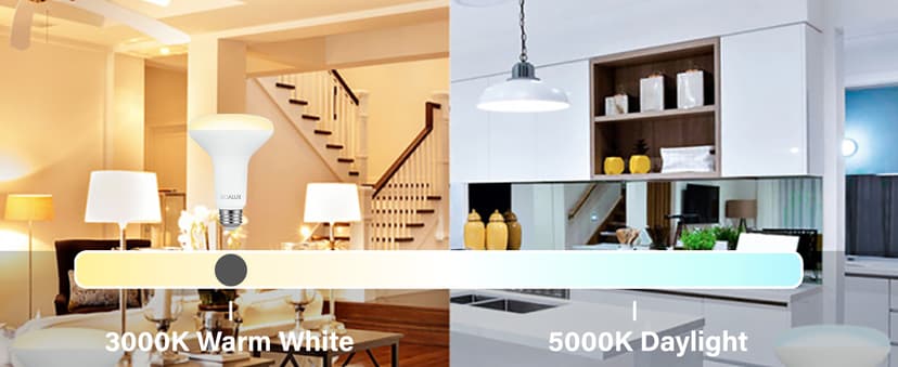 Sigalux Dimmable LED Flood Lights, BR30 Bulbs, 650LM 2700K Soft White, E26 Base, UL Listed, Pack of 6