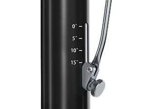 50,000 BTU Patio Heater for Outdoor Use With Adjustable Heat Focusing Top, Table Design, Stainless Steel Burner, Wheels,Propane Heater for Garden, Commercial and Residential, Black