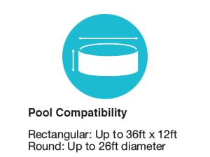 INTEX 28006E ZX100 Pressure-Side Above Ground Automatic Pool Cleaner: For Bigger Pools – Cleans Pool Floor – Removes Debris – Removable Filter Tray – 21ft Tangle Free Hose