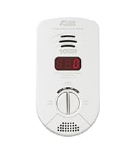 Kidde Carbon Monoxide Detector, Propane, Natural, Methane, & Explosive Gas Alarm, Plug-In Wall with 9-Volt Battery Backup, Digital LED Display
