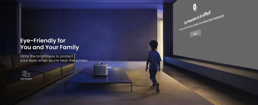 NEBULA Cosmos 4K SE Smart Projector, 4K High-Brightness with Dolby Vision, 200" Screen, 1,800 ANSI Lumens, HybridBeam, Enhanced Image Quality, Google TV, Portable, for Gaming, Home, and Office Use