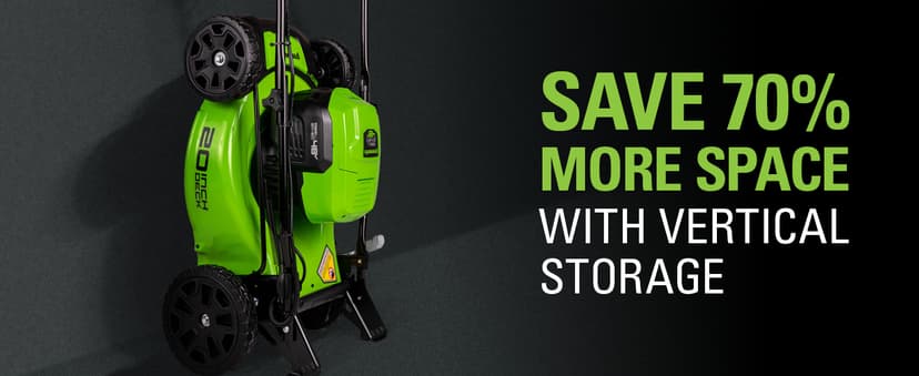 Greenworks 48V (2 x 24V) 20" Brushless Cordless (Push) Lawn Mower (LED Headlight), (2) 4.0Ah Batteries and Dual Port Rapid Charger Included (125+ Compatible Tools)