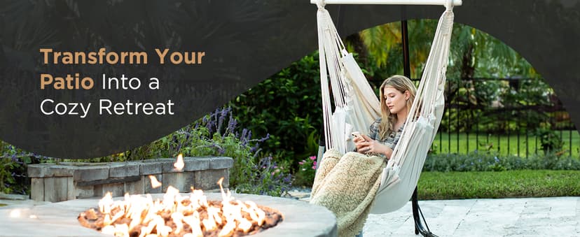 Indoor Hammock Chair Swing - Hanging Hammock Swing Chair - Indoor/Outdoor - Hanging Chairs for Bedroom, Patio, Porch, Swinging Chair Hammock for Adults - Built-In Footrest - Spacious Full Body Support