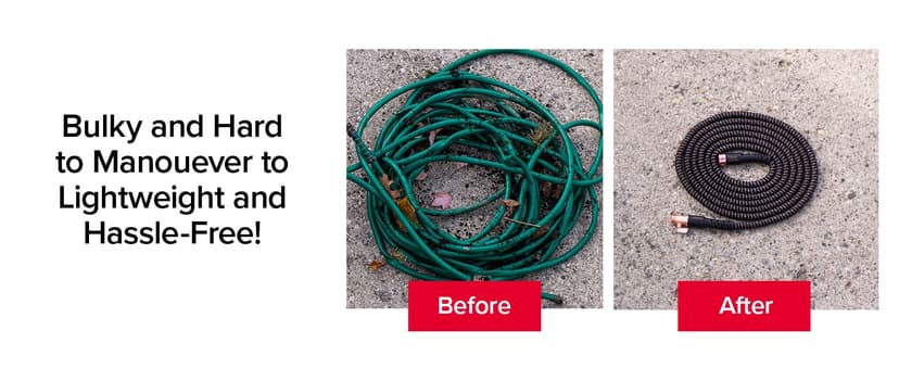 Pocket Hose Copper Bullet Expandable Garden Hose 25 FT w/10 Pattern Thumb Spray Nozzle AS-SEEN-ON-TV 650psi 3/4 in Patented Lead-Free Ultra-Lightweight Solid Copper Anodized Aluminum Fittings No-Kink