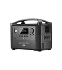 EF ECOFLOW Portable Power Station RIVER 2, 256Wh LiFePO4 Battery/ 1 Hour Fast Charging, 2 Up to 600W AC Outlets, Solar Generator (Solar Panel Optional) for Outdoor Camping/RVs/Home Use