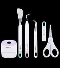 CAREGY Craft Vinyl Weeding Tools Set, Precision Craft Tools Kit, Weeding Kits for Cricut/Silhouette/Siser/Oracal 631/651/751 Vinyl