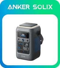 Anker SOLIX C300 Portable Power Station, Outdoor 288Wh LiFePO4 Battery, 300W (600W Surge) Solar Generator, 140W Two-Way Fast Charging, for Camping, Traveling, and Emergencies (Solar Panel Optional)