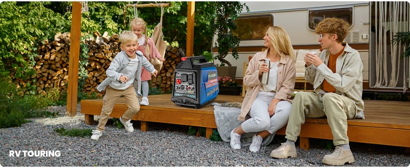 4000 Watt Inverter Generator, 120V Gas Powered Generator Super Quiet, RV Ready/EPA for RV, Camping and Home