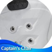 Aqualife Edgewater® Outdoor Hot Tub, Fit 6 Adults, 28 Massaging Jets, Cover Included, Ice Bucket Feature, Plug into Any Standard Outlet, Made in USA