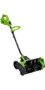 Earthwise SN70016 Electric Corded 12Amp Snow Shovel, 16" Width, 430lbs/Minute