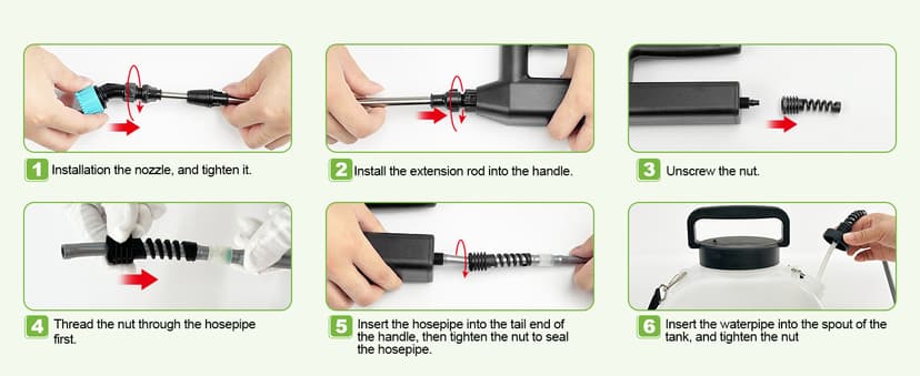 Battery Powered Sprayer 3.2 Gallon, VAXMAY Backpack Sprayer with 3 Adjustable Speeds, Battery Indicator, 5 Mist Nozzles, 41" Retractable Wand, USB Rechargeable Weed Sprayer for Lawn Garden Yard