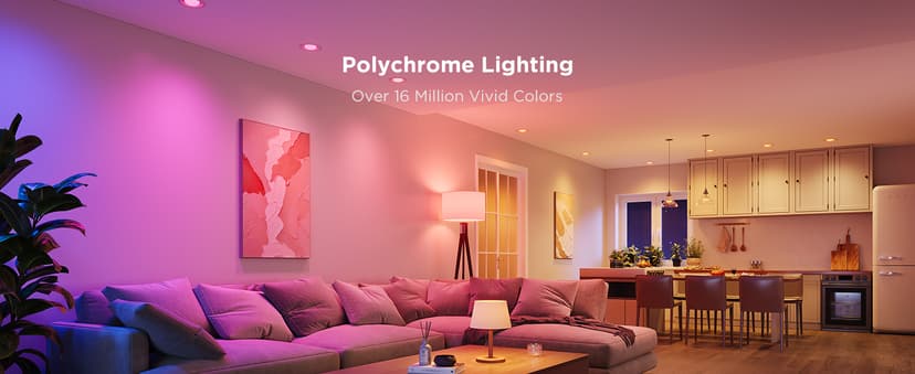 Govee BR30 Smart Light Bulbs, Works with Matter, Alexa and Google Assistant, LED Light Bulb, WiFi RGBWW Color Changing Flood Light Bulbs, Recessed Can Light Bulb, 2.4Ghz only, 850 Lumen, 4 Pack