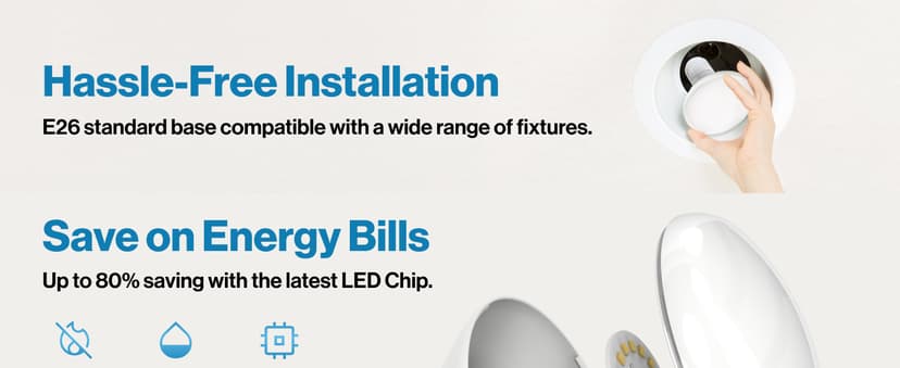 Sunco 12 Pack BR30 Light Bulbs LED, Recessed Can Light Bulbs, Indoor Flood Bulb, 850 LM, 11W (65W Equivalent), 5000K Daylight, Dimmable, E26 Base, for Home, Kitchen, Bedroom UL.