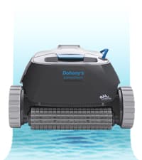 Dolphin Advantage Ultra Automatic Robotic Pool Vacuum Cleaner, Wall Climbing, Waterline Scrubber Brush, Top Load Filter, Ideal for In-Ground Pool Types Upto 50 FT in Length