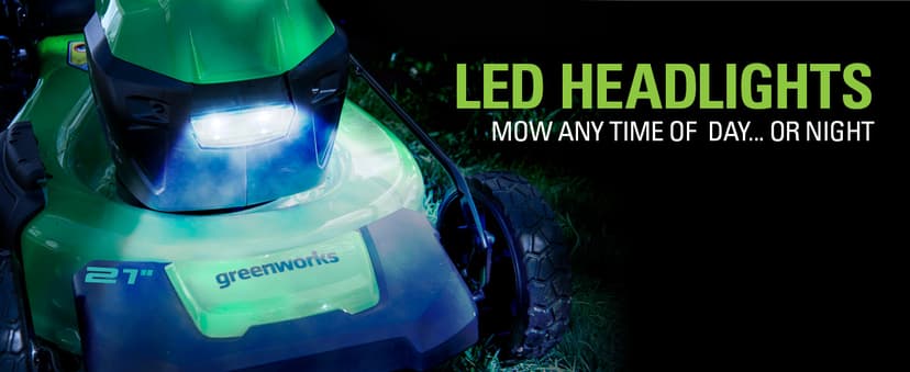 Greenworks 48V (2x24V) High - Performance Cordless Yard Tool Combo: 21" Self - Propelled Lawn Mower, 12" Trimmer & Blower, with 3 Batteries & 2 Chargers