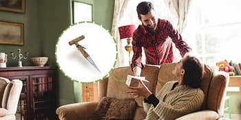 2024 New Upgrade Hand Dibber with 5 inches Measuring Scale, Easy to Grip L-Shaped Wood Handle Dibbler, Stamped Stainless Steel Tip Seed Dibber, 11.3'' Dibber for Sowing Seeds and Planting Seedlings