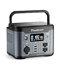 300W Portable Power Station, 299.7Wh Power Bank with AC Outlet, Dual Way 65W PD/USB-C Port, Laptop Charger Battery Pack Power Supply, Solar Generator for Camping Home Emergency