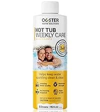 Power Purge Hot Tub Jet Cleaner w/Towel - Deep Hot Tub Cleaner for Jets, Tubes, Plumbing - for Standard & Inflatable Spas - Removes Gunk Buildup for Crystal Clear Water - Made in USA (Kit)