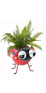 GIFTME 5 Metal Garden Sculptures Statues Yard Art Decoration,Set of 4 Garden Decor Perfect Hanging The Tree, Porch,Backyard or Patio Wall Decor