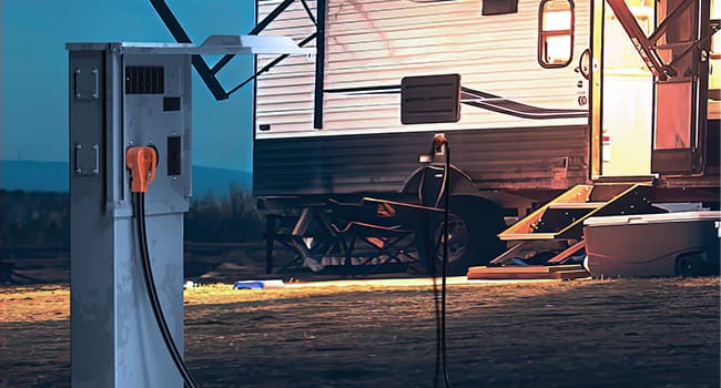 Nilight 50 Amp 50FT Generator Extension Cord 250V Heavy Duty 6/3+8/1 Gauge Pure Copper STW Wire ETL Listed 4 Prong 14-50P SS2-50R&CS6364 50F/50M Cable Suit for RV Home Use