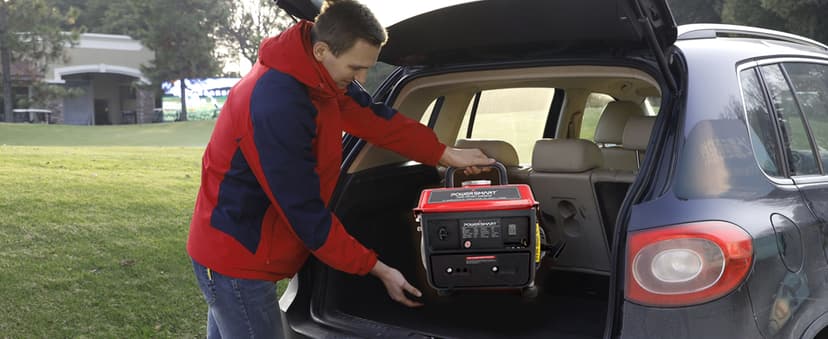 PowerSmart 1200-Watt Portable Generator with Super Quiet, Ultralight for Camping, PS50