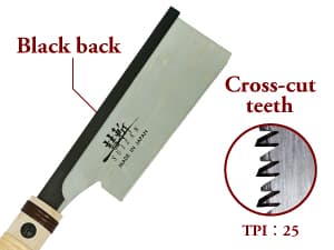 SUIZAN Dozuki Dovetail Saw 6" Crosscut - Professional Japanese Pullsaw Handsaw Woodworking Tools