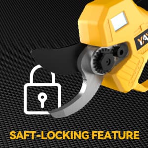 Brushless Electric Pruning Shears for DeWalt 20V Battery, Portable Cordless Pruning Shears with LCD Display&SK5 Blades, Adjustable Cutting Diameter 0.8-1.2 Inch for Gardening Tree Pruning(NO Battery)