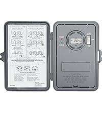 BN-LINK Pool Pump Timer, Outdoor Mechanical Timer Box, Heavy Duty 24 Hour Programmable, 2HP 40A Max, 120, 240, 277 VAC, for Pool Pump, Water Heater, Fans, SPA, ETL Listed