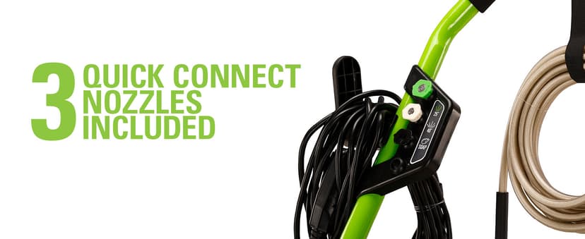 Greenworks 2000 Max PSI @ 1.1 GPM (13 Amp) Electric Pressure Washer GPW2000-1RG + Surface Cleaner Universal Attachment 30012