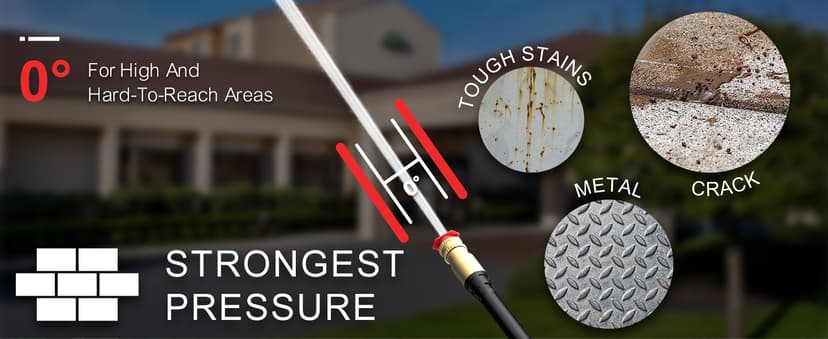 AgiiMan Electric Pressure Washer - 4800PSI Max 3.2 GPM Power Washer with 35FT Power Cord, 20FT Hose, Soap Tank, High Pressure Washer Electric Powerd Car Cleaning for Garden, Patios, Yard, Green