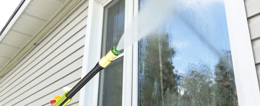 AgiiMan Electric Pressure Washer - 4800PSI Max 3.2 GPM Power Washer with 35FT Power Cord, 20FT Hose, Soap Tank, High Pressure Washer Electric Powerd Car Cleaning for Garden, Patios, Yard, Green