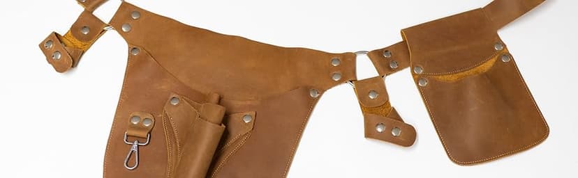 Botanica Leather Garden Tool Belt for Women with Glove Holder - Florist Belt - Durable Gardeners Tool Belt for Women - Gardening Belt - Gardening gift for women - Utility belt