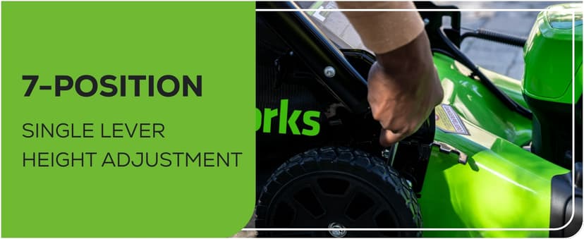 Greenworks 40V 20" Brushless Push Mower, 4.0Ah Battery (Aluminum Handles + Light)