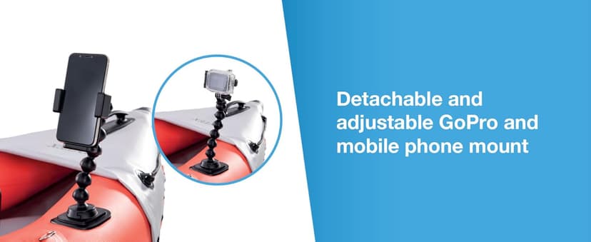 Intex 68309EP Excursion Pro K2 Inflatable Kayak Set: Includes Deluxe 86in Kayak Paddles and High-Output Pump – SuperTough PVC – Adjustable Bucket Seat – 2-Person – 400lb Weight Capacity