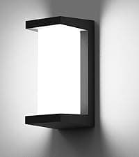 Outdoor Wall Sconce Lights,2Packs 10%-100% Dimmable LED Modern Porch & Patio Wall Light Fixture, 23.6in Black Exterior Sconce Wall Mounted Lights Suitable for Garage Courtyard House(6000K)