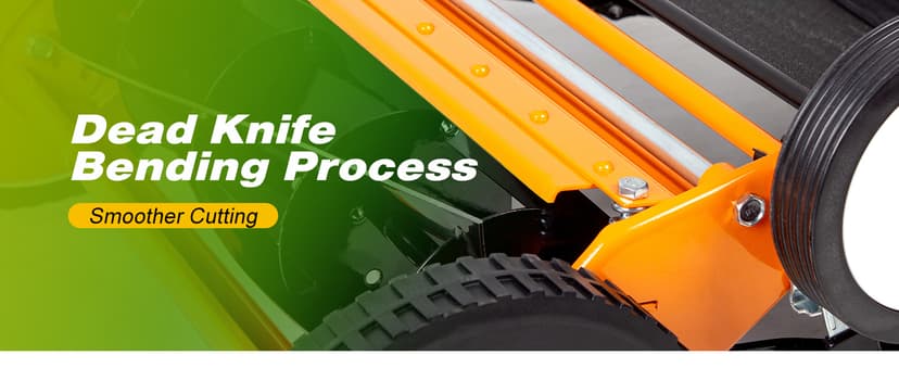 Walensee 16-Inch 5-Blade Push Reel Lawn Mower, Cordless Manual Reel Lawn Mower Walk-Behind Steel Lawn Mowers with Removable 7.9-Gallon Grass Catcher, Sponge Grip, 4-Position Cutting Height Adjustment