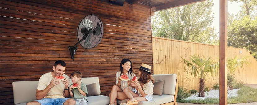 Wall Mount Fan Oscillating,Industrial Heavy Duty Metal 3 Speed Fan,20 Inch High Velocity Adjustable Tilt,Use for Garage, Shop,Warehouse, Patio, Factory and Homes.