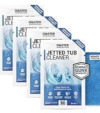 3in1 Weekly Hot Tub Cleaner, Conditioner, Clarifier - Hot Tub Chemicals for Standard & Inflatable Spas - Spa Chemicals for Crystal Clear & Sparkling Clean Water - Made in USA (4 Week Kit)